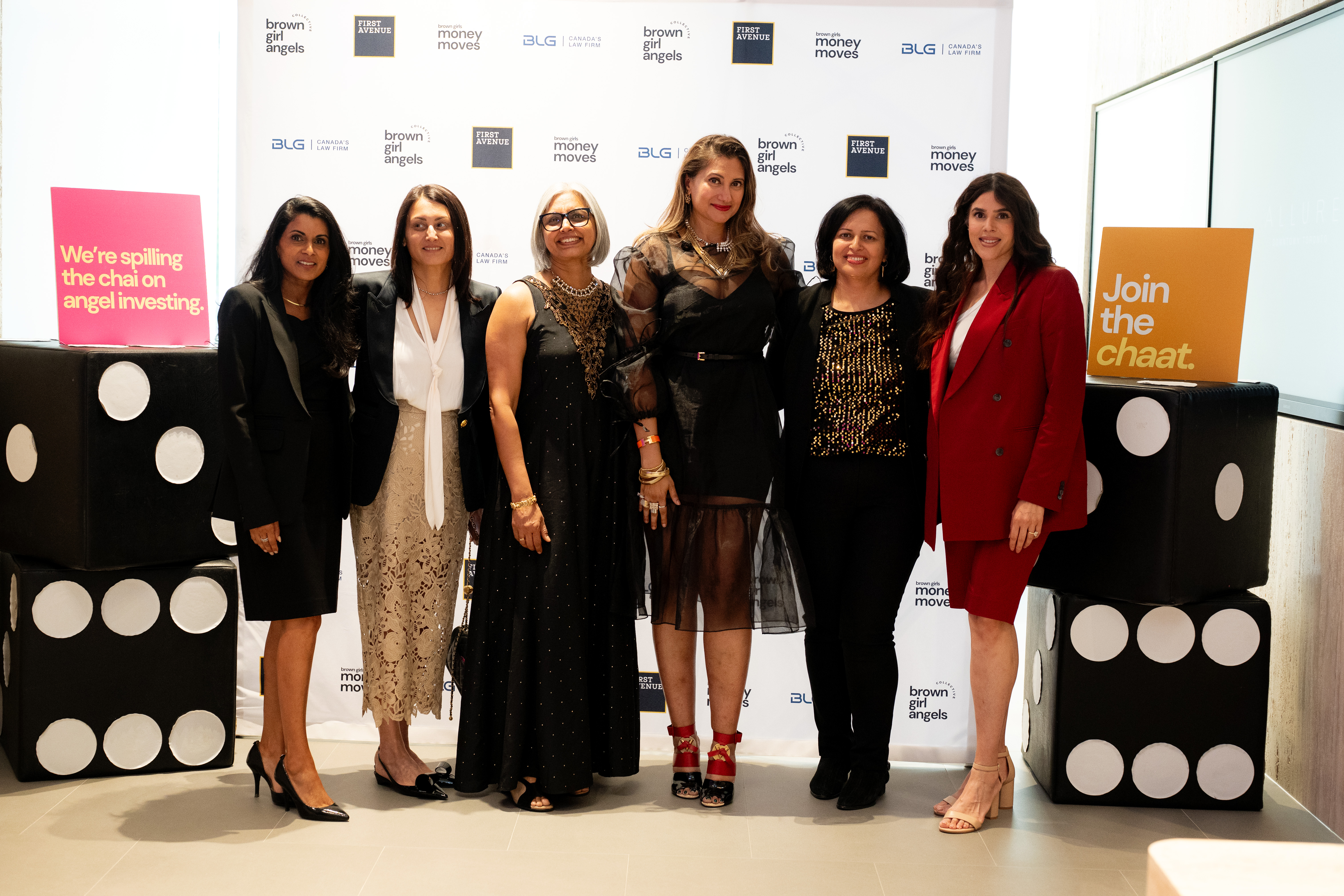 The Brown Girl Angels collective at Toronto Tech Week x Poker Power